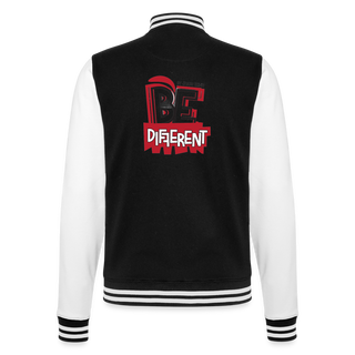 College Sweat Jacket - black/white