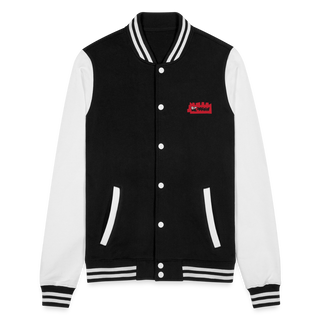 College Sweat Jacket - black/white