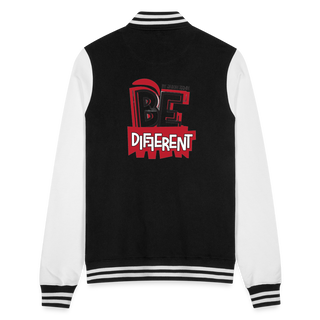 College Sweat Jacket - black/white