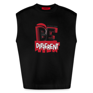 Heavyweight Oversized Organic Tank Top Made in EU - SOLID BLACK