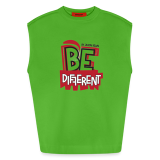 Heavyweight Oversized Organic Tank Top Made in EU - Apple Neon
