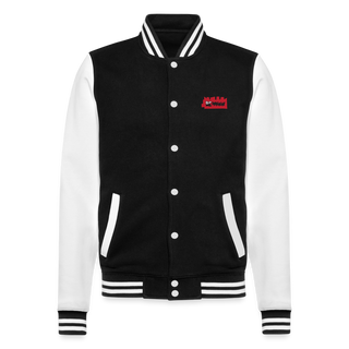 College Sweat Jacket - black/white